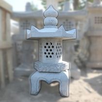 Stone lantern courtyard stone carving blue stone antique stone stone lamp outdoor stone lamp ornaments garden lawn Zen Villa stone lamp