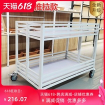 Clothing promotion station supermarket folding stall floats stall shelves special car outdoor mobile night market sales
