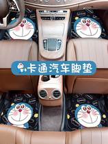 Car floor mat anti-dirty cute car with non-slip foot mat Cartoon universal car carpet car foot mat female