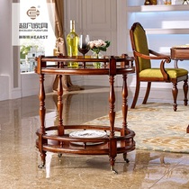 Extraordinary Hearst American solid wood dining car Net red ins High-end art elegant household North American solid wood dining car