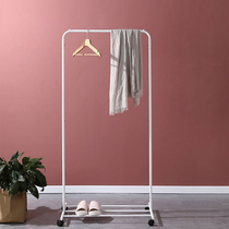 Red Star Meikailong self-operated chinchillo Xiansen hangers floor bedroom mobile Simple drying rack indoor coat rack