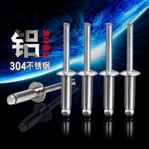 Blow rivets Aluminum pull rivets 304 stainless steel pull nails round head pull Willow nail stumping nail nail M3 2M4M5