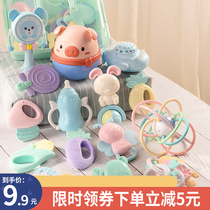 Newborn baby toys educational early education 0 1 1 year old 3 baby tooth glue 6 hand bell 5 can bite 4 children 2 months 8