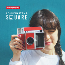 LomoInstant Square Music Demon Square Piaoli Folding Camera One Image Retro Leather Cavity