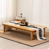 Small coffee table sofa side table living room window table simple simple solid wood low table side table Kang table creative Japanese style