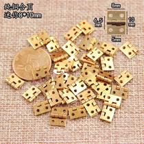 Manufacturer direct sales Mini common type hinge pocket 90 degree positioning pure copper dark hinge gift decoration box