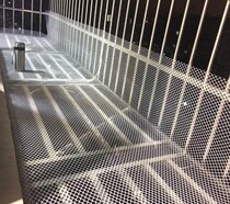 s pigeon fall-proof outdoor mesh plastic leak-proof quail flower stand Assembly lattice foot board partition kennel Yang