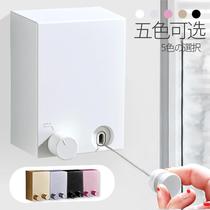 Non-stiletto stainless steel invisible clothesline balcony clotheshorse Divine Instrumental Cool Clothing Rope Indoor Telescopic Sunburn Rope