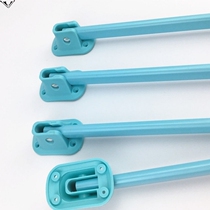 New adjustable folding frame table legs iron feet foot strip square Kang table legs bracket Folding folding frame bench table tripod
