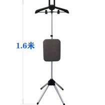 Hung Ironing Rack Hung Ironing Machine Hanger Steam Handheld Accessories Bracket Universal Folding Clothes Hanger Lifting Bronzed Clothes Rack Hung Upright
