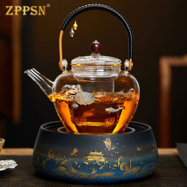ZPPSN pure hand-resistant steam glass pot electric ceramic stove tea cooker set household automatic kettle