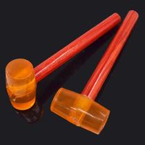 Rubber hammer plastic rubber hammer beef tendon hammer rubber mounting hammer wooden handle rubber hammer transparent hammer hammer