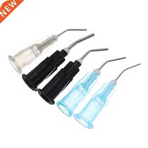 100pcs Irrigation Bent Needle Tips Welding Flux Dental Flow