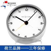 NeXtime Holland Day Fashion Mute Clock Simple Desk Clock Desk Clock Desktop New Students