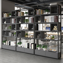 Screen display rack Storage rack Wrought iron display shelf Multi-layer storage rack Simple bookshelf Office partition screen