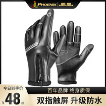 Phoenix Four Seasons Cycling Gloves Men Warm and Cold Waterproof Motorcycle Road Mountain Bike Bike All Fingers