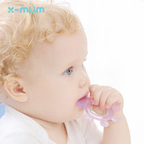 XMUM Baby liquid teether molar stick Baby bite bite Le childrens hand grab toy can be boiled non-toxic silicone