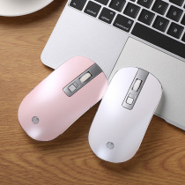 HP HP wireless mouse s4000 laptop office mute USB unlimited mouse White Black Pink aluminum alloy photoelectric wireless mouse micro sound male and female ultra thin portable notebook