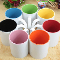 Thermal transfer diy personalized custom print photo interior Cup mug ceramic cup coated Cup promotion wholesale