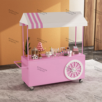 Night market wrought wrought cart display rack promotional table mobile car stall stall car stall car