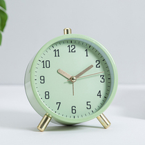 2022 new small alarm clock for students children boys and girls bedroom alarm clock wake up artifact mute electronic clock