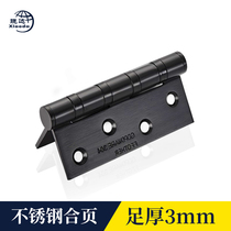 Xiaoda stainless steel hinge wooden door folding 180 degrees flat open bearing type hardware combined leaf hinge lotus leaf indoor door