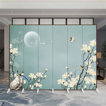 Chinese screen living room bedroom shelter home office simple modern simple folding push-pull mobile partition wall