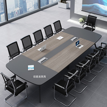 Conference Table Long Table Training Reception Fairs Guest Table Meeting Room Table And Chairs Combined Small Desk Office Furniture