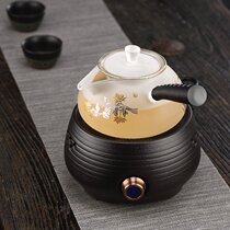 Japanese tea making machine high temperature resistant glass brew teapot home office small electric pottery stove boiling teapot set