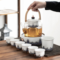 Mo Yun electric ceramic stove teapot set Household tea making automatic small silent glass kettle teapot tea maker