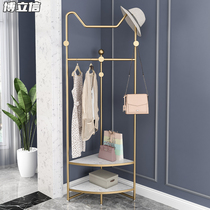 Net Red simple bedroom hanger landing home corner clothes shelf light luxury creative ins coat rack