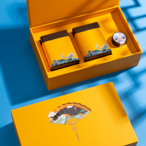 Tea can high-end iron box tea packaging box gift box empty box empty jar Tieguanyin black tea tin high-grade