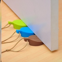 Safety door stopper Door stopper Fixed door stopper Door stopper Silicone anti-pinch hand cartoon door seam stopper Door stopper windproof