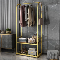 Iron Hanging Hangers Floor Bedroom Simple Hangers Home Clothes Shelf Hangers Modern Light Luxury Coatrack