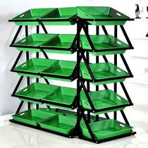 Supermarket vegetable shelf fruit multi-layer display stand fruit shelf fruit store convenience store shelf multi-function