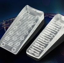 Entry door plug-free toilet household door plug Hotel closed transparent bedroom door rear silicone pad non-slip