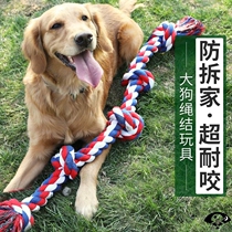 Molars Labrador dog toys bite-resistant large dog golden retriever dog bite rope dog bite rope knot big dog tug of war