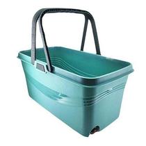 Plastic mop pool with water easy to wash mop basin plastic toilet rectangular portable household large floor