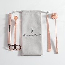 Aroma Candle Pallet Tools Scissors Wick Candle Candle Holder Fire Hook Four-Piece Set Igniter