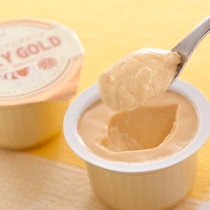 (Spot) Japanese snacks Net red Hokkaido milk pudding MILKY GOLD super strong