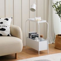 Fengtang sofa side cabinet mini coffee table small table small side table corner several ins Wind bedside rack