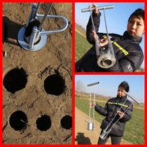 Plastic film hole hole artifact planting seedling planter hole punching machine agricultural tool eye hole punching nest transplanting seedling transplanting device