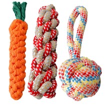 Dog toys molars bite-resistant knots knot golden hair small and large dogs Teddy puppies dog relief toys pet supplies