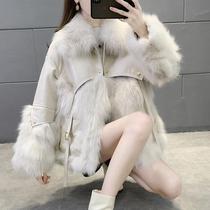 Haining fur coat womens short 2021 Winter New coat popular imitation fox fur fur one imitation (10