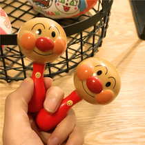 Bread Superman newborn baby hand bell Breadman sand hammer comfort toy 0-6 months