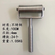 Old Tongguan meat jabao 304 stainless steel strip hob cutter silk cutter to make bun for bun