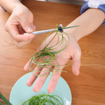 Plum onion shredding knife multifunctional onion shredding device Vietnamese kitchen restaurant water spinach modeling cabbage shredding tool