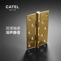 Carter room door thickened stainless steel hinge solid wood door bearing hinge bearing hinge 4 inch single Piece 1 hinge