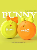 Cute cartoon children timer student time management mechanical clock timer kitchen creative self-discipline reminder