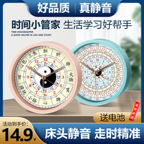 Meridian Liumei Salon Watch 24 Hours Health Alarm Clock Chinese Medicine Twelve Hour Meridian Living Room Mute Clock